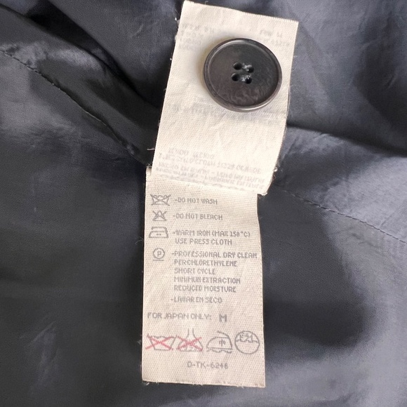 Giorgio Armani Le Collezioni Womens 100% Wool Gray  Blazer Coat Sz 12 - Picture 11 of 12